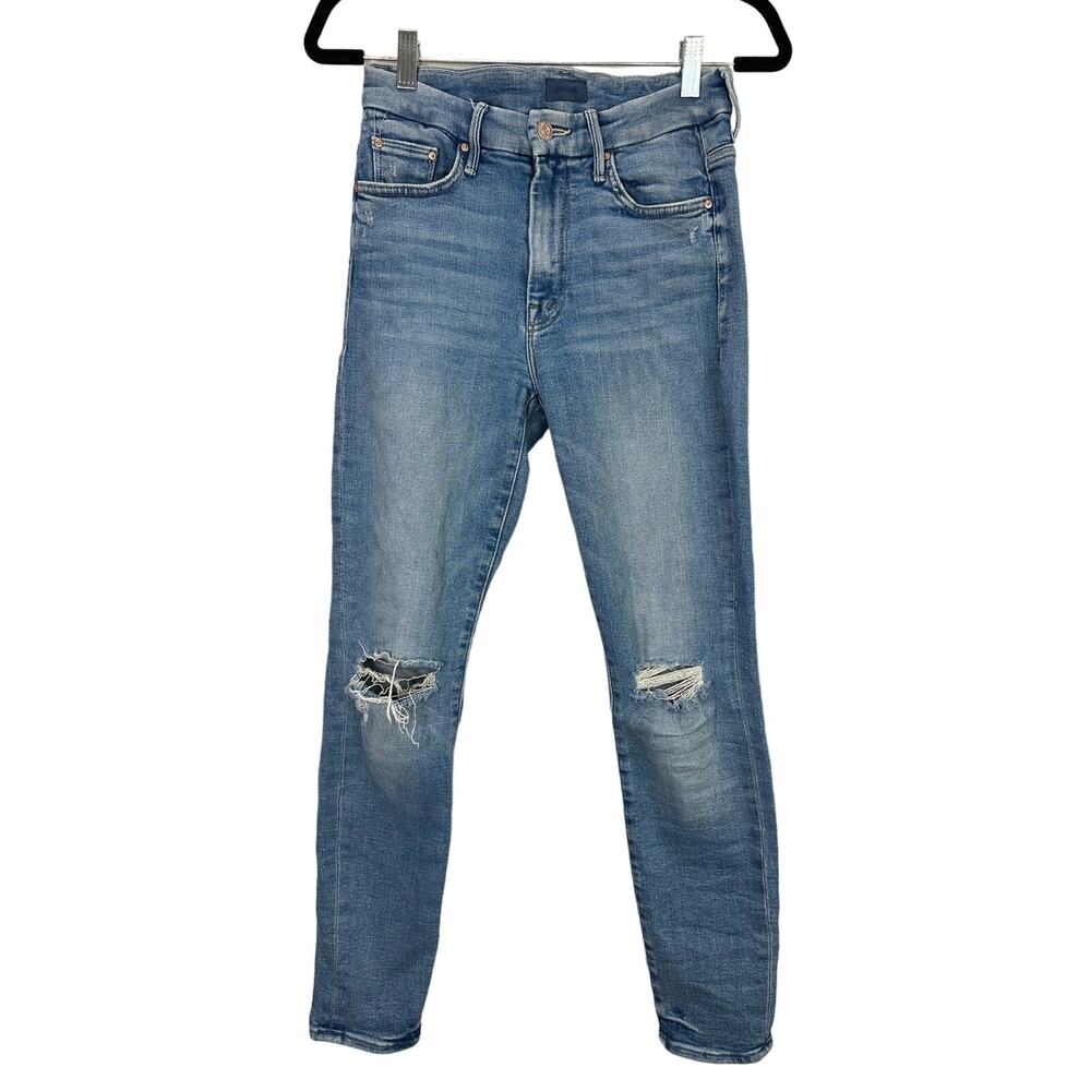 MOTHER Denim Women’s High Waisted Looker Jeans in Dropping Out Colorway size 25
